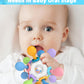 Baby Montessori Teething Toys 0-6 6-12 Month, Food Grade Baby Rattle Chew Sensory Teething Toys, Newborn Infant Learning Develop