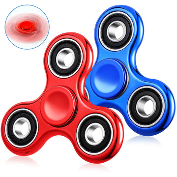 Gigilli 2Pcs Fidget Spinner For Kids Adults Stress Relief Sensory Fidget Toys, Anxiety Fidget Spinners Adhd Autism, Easter Basket Stuffers For Boys Girls, Birthday Easter Gifts For Kids Teens Adults