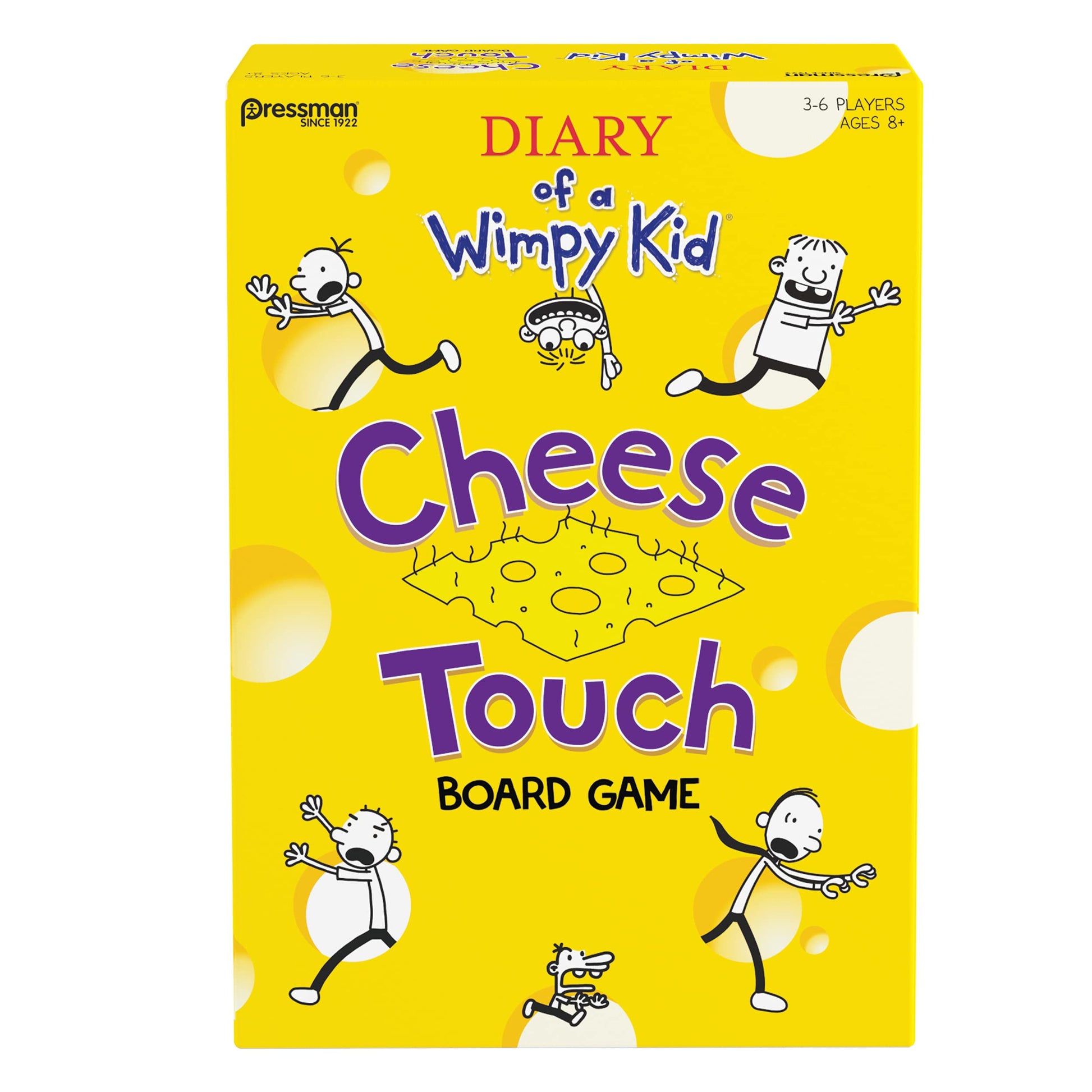 Diary Of A Wimpy Kid Cheese Touch Game - Race To The Finish While Learning About Your Friends By Pressman