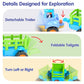 HOLA Toys for 1 Year Old Boy Birthday Gift - 4 PCS Toy Trucks Toddler Boy Toys, 4WD Friction Power Car Toys for 2 Year Old Boy T