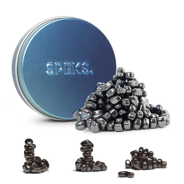 Speks Crags Ferrite Putty, 150+ Ferrite Stones In A Tin, Fidget Toy For Adults & Teens 14+, Desk Toy For Office, Christmas Gift, Holiday Stocking Stuffer, Stress Relief Present | Serenity, Small