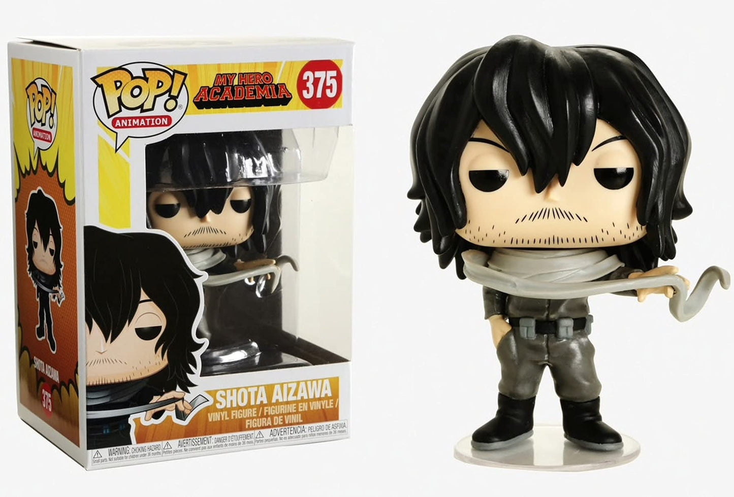 Funko Pop My Hero Academia - Shota Aizawa Pop! Vinyl Figure (Bundled With Compatible Pop Box Protector Case), Multicolor, 3.75 Inches