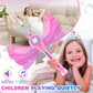Aooess Bubble Wands For Kids Toys For 3 4 5 6 Years Old Girls: Light Up Bubble Wand Outdoor Toys For Girls Ages 4-8 Bubble Party