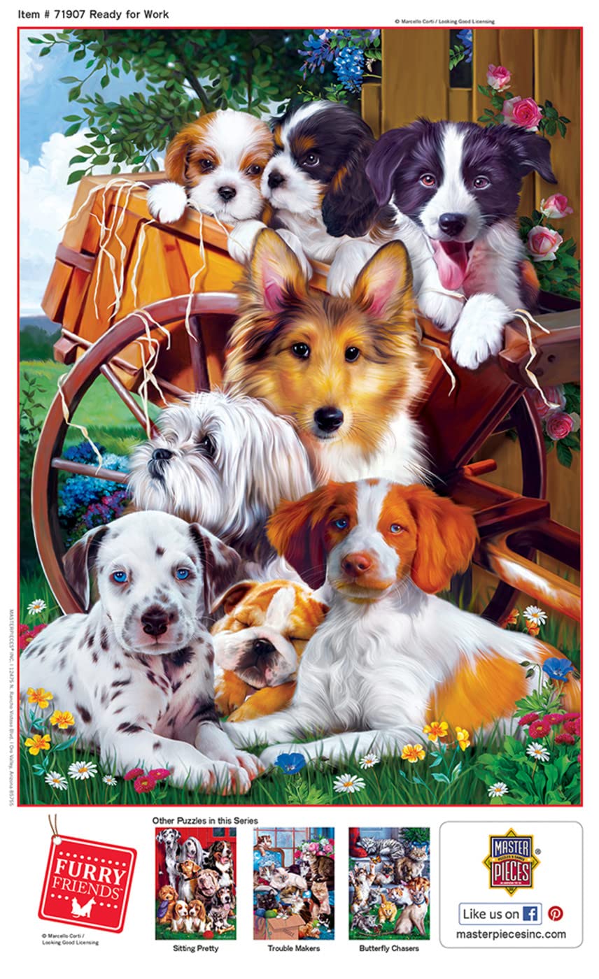 Masterpieces 1000 Piece Jigsaw Puzzle For Adults, Family, Or Youth - Ready For Work - 19.25'X26.75'