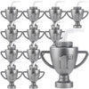Amyhill 12 Pcs Race Car Trophy Cups With Straws and Lids 12 Oz Plastic Race Car Birthday Party Supplies And Favors For Kids Adul