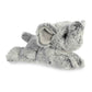 Aurora® Adorable Mini Flopsie™ Leroy Elephant™ Stuffed Animal - Playful Ease - Timeless Companions - Gray 8 Inches