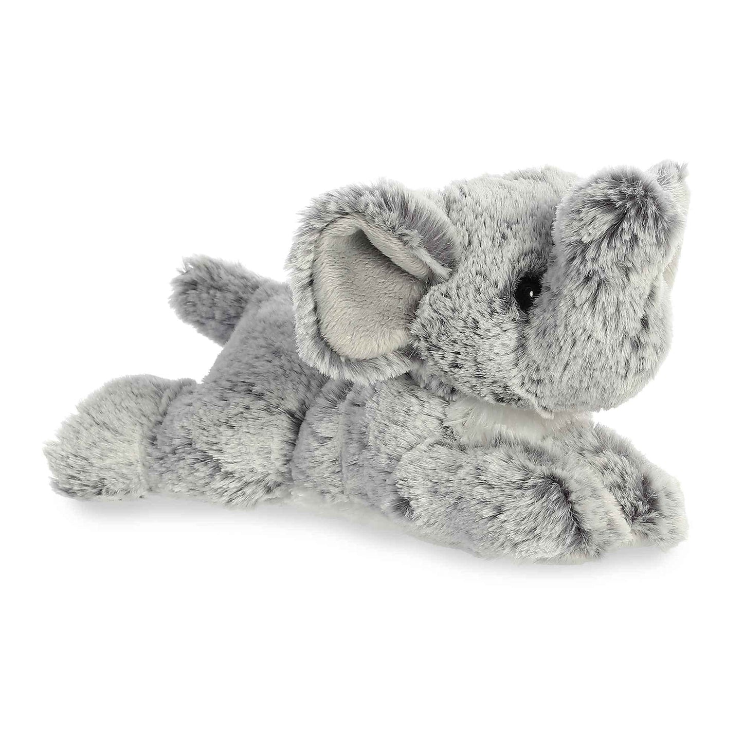 Aurora® Adorable Mini Flopsie™ Leroy Elephant™ Stuffed Animal - Playful Ease - Timeless Companions - Gray 8 Inches