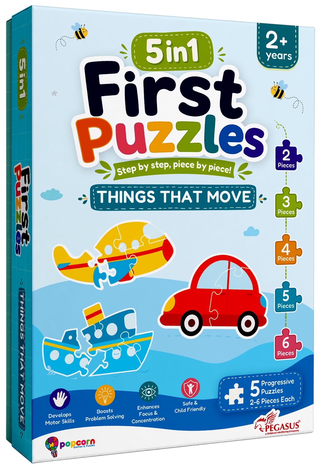 Things that Move Puzzle for 3 Years Old & Above