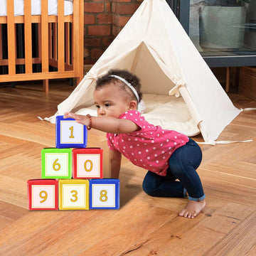 Godery Diy Education Playing Game Dice, Pocket Cubes For Teaching (Set Of 4)