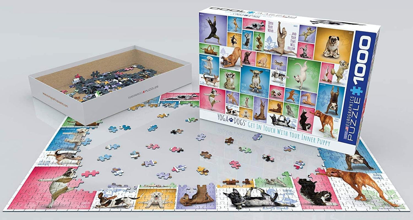 Yoga Dogs 1000Pc Puzzle