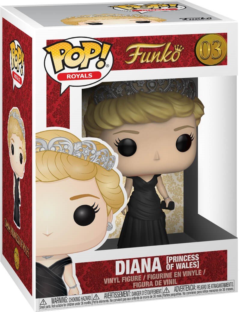 Funko Pop! Royals: The Royal Family - Diana Princess Of Wales Vinyl Figure (Bundled With Pop Box Protector Case)