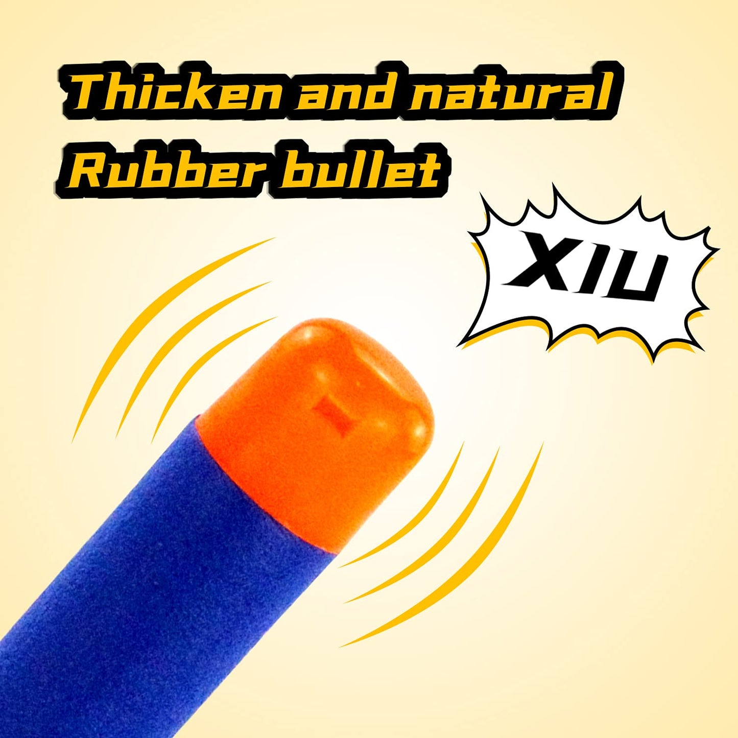 EKIND 9.5cm Foam Darts Compatible for Nerf advanced Mega Series 96-Dart Refill Pack (Blue)