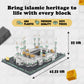 Alif and Friends Masjid Al Haram Building Blocks Set - 2000+ Pcs, Standard Size, White, Model 8210, Perfect Eid Gifts for Kids