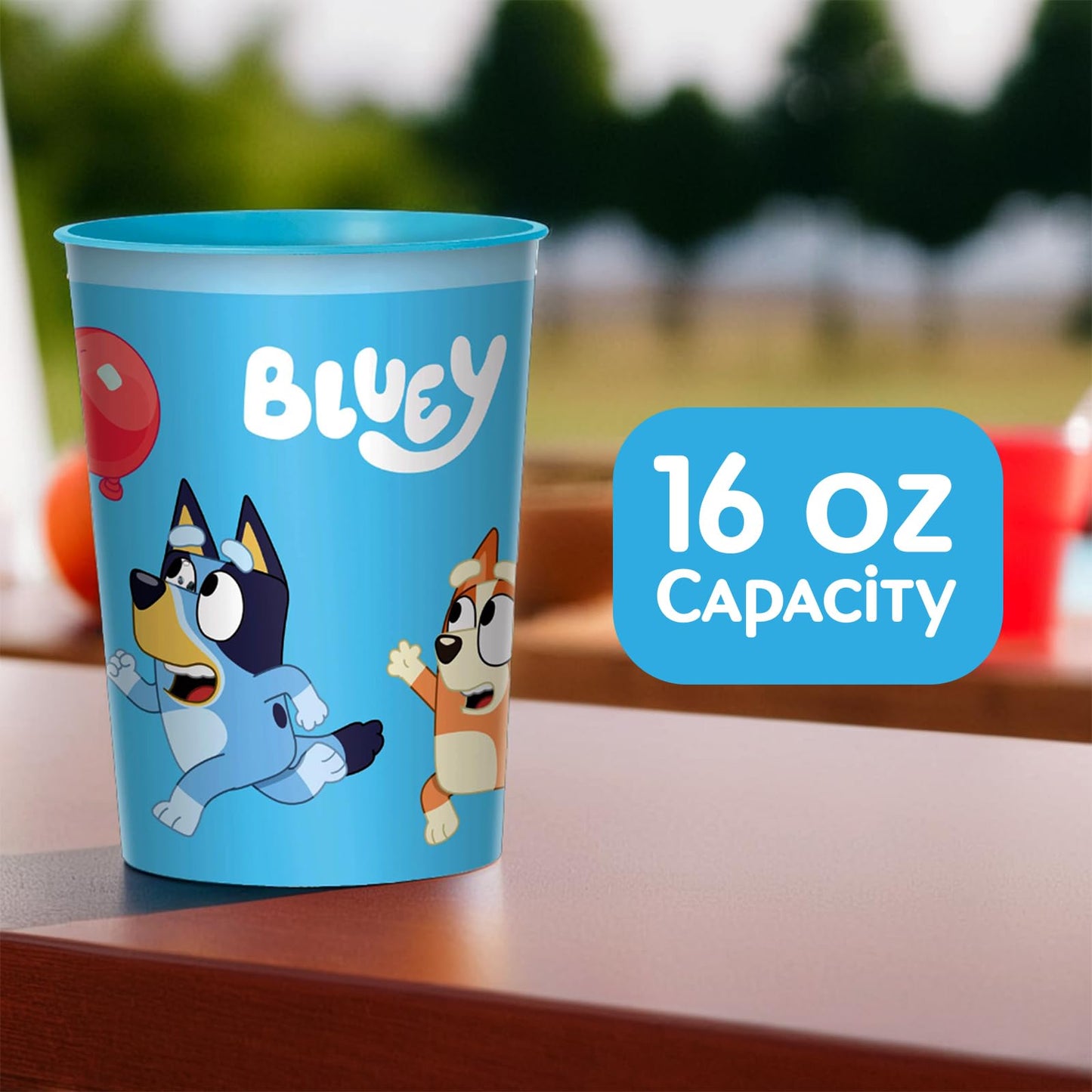 Amscan Bluey Plastic Party Favor Cup - 16 oz. | Blue | 1 Pc.
