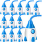 Tanlade Space Cups Bulk Plastic Rocket Shape Cups Rocket Bottles with Straws Universe Themed Party Favor Gift Supplies, Reusable