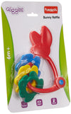 Funskool Giggles, Bunny Rattle , Colourful rattle for New Born Baby, Stimulates Senses,Rattling sound, 6 months & above, Infant 