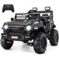 Hikole 2 Seater Ride On Car With Remote Control,24V Battery Powered Electric Truck For Kids,4X100W Motor,Led Headlights,Music Pl