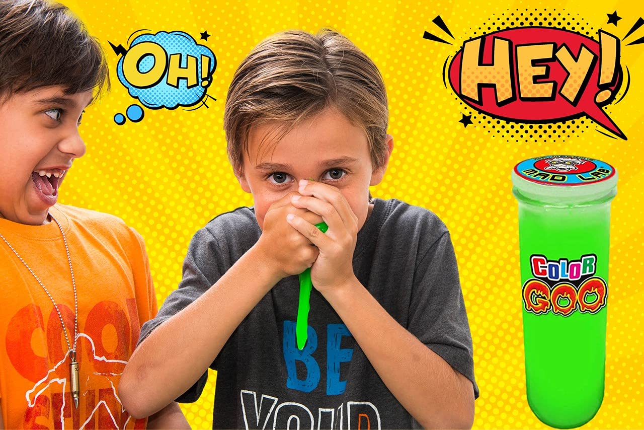 Ja-Ru Dr. Wacko'S Mad Lab Slime Kit (8 Tubes Assorted) Sensory And Educational, Stem Toy, Arts Crafts | Best Toys For Science | Party Favors, Easter Prizes And Birthday Gifts For All Age. 5437-8