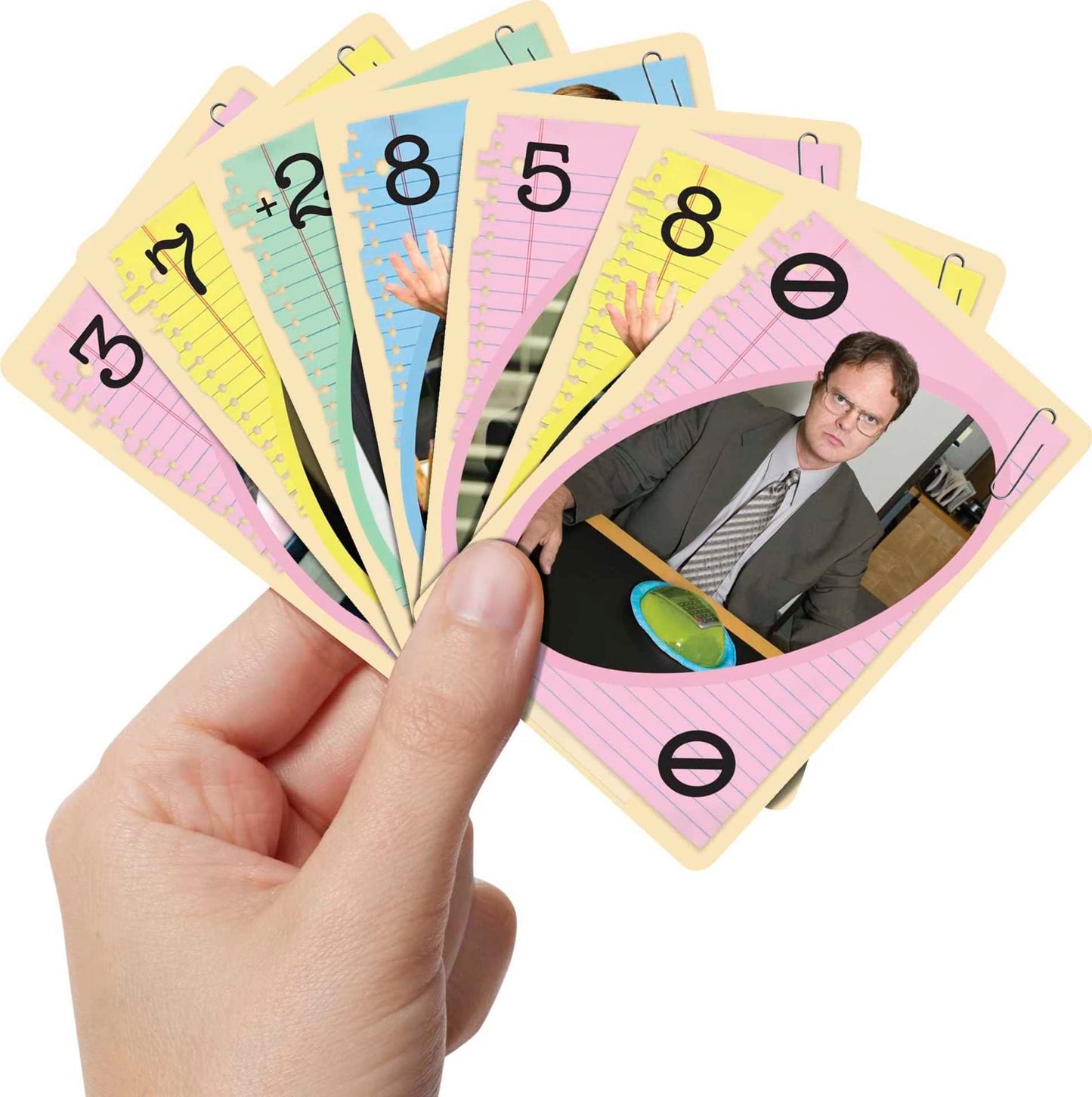 Mattel UNO The Office - Juego de Cartas con 112 Tarjetas e Instrucciones  Regalo para nios  mature-themedos o Noche de Juego Familiar  a Partir de 7 aos