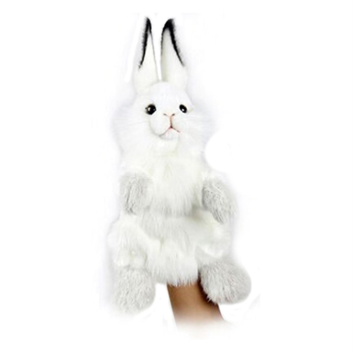 Hansa Toys Usa 7156 Plush Hand Puppet White Bunny