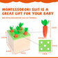 Montessori Toys For 1+ Year Old Baby Gifts,Play Kit Box Includes Carrot Harvest Games,Infant Coin Box,Fine Motor Skills Toys And Object Permanence Box,Montessori Toys For Babies 6-12 Month(4-In-1)