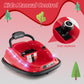 Olakids Bumper Car For Toddlers, 12V Kids Electric Ride On Toy With Remote Control, Battery Powered Vehicle Racer For Baby, 360 Degree Spin Rotation, Colorful Flashing Led Lights, Music (Red)