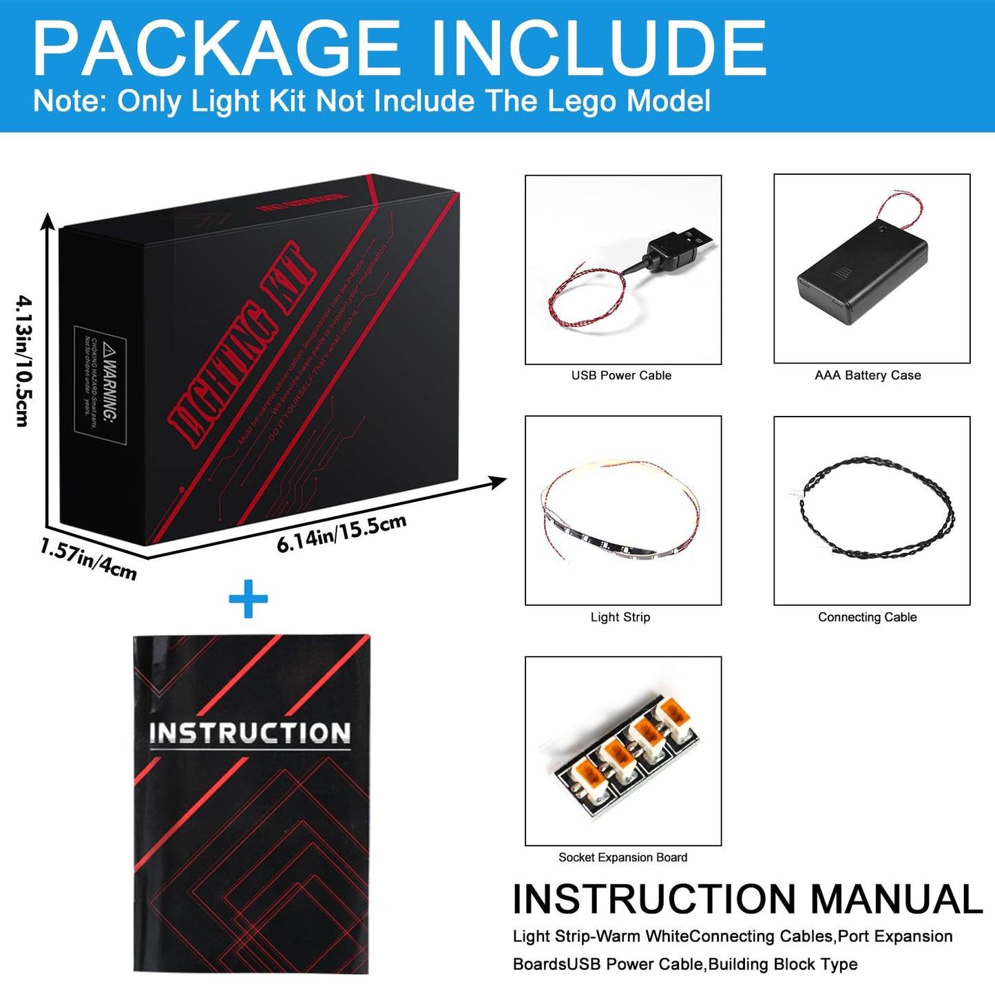 Hilighting Upgraded Led Light Kit For Lego Icons Corvette Building Set, Compatible With Lego 10321 (Model Not Included)