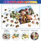 Puzzles For Kids Ages 4-8,Kids Puzzles In A Metal Box, Cute Toys Puzzles,Children Boys Girls Learning Educational Puzzles Packed