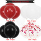 Happy Birthday Banner, Red Birthday Decoration, 16 Pcs 12 Inch Happy Birthday Balloons With 2 Ribbons For Men Women Girls And Bo