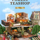 Kisoy Dollhouse Miniature with Furniture Kit  Handmade DIY House Model for Teens mature-themed Gift (Forest Teahouse)