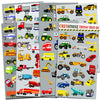 Cars and Trucks Stickers Party Supplies Pack Toddler - Over 160 Stickers for Toddler Boys and Girls (Cars, Fire Trucks, Construc