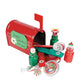 Fun Express Little Red Tinplate Mailbox - Red Metal Mailbox, Model FNEIN-52/50, Durable Plastic Construction