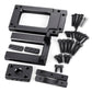 Axspeed Aluminum Motor Mount Quick Release Motor Base For 1/5 X-Maxx 6S 8S Xrt 8S 77086-4 Rc Truck (Black)