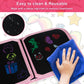 Erasable Book Doodle Set for Kids,Magic Drawing Book for Kids,Reusable Drawing Book 12 Watercolor Pens 14 Page Drawing,Road Trip