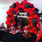 Ladybug Balloons, Red Black Polka Dots Balloons Matte Black And Red Balloons Black And White Polka Dot Latex Balloons For Kids A