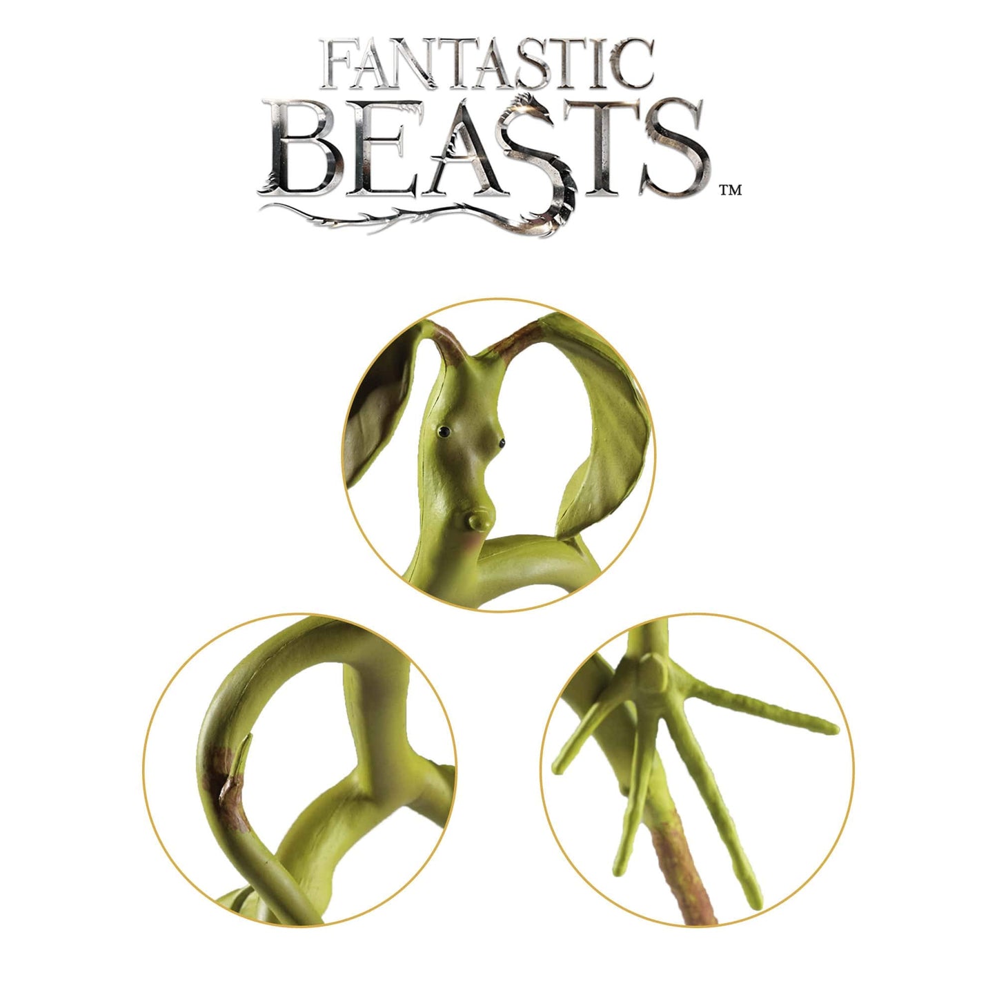 The Noble Collection Bendable Bowtruckle Pickett - 7 Inch Multicolor Plastic Model NN5006