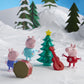 Peppa Pig Advent Calendar with 24 Surprise Toys & 4 Family Figures, Green, Model F5171, Ages 3 and Up