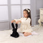 Apricot Lamb Toys Plush Bunny Rabbit Stuffed Animal With Fluffy Soft Ears (Black, Small-8')