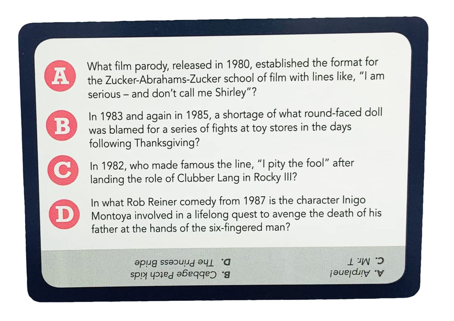 You Gotta Know 1980S - Trivia Game