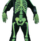 Fun World Green Skelebones Youth Costume, Medium 8-10, Multicolor