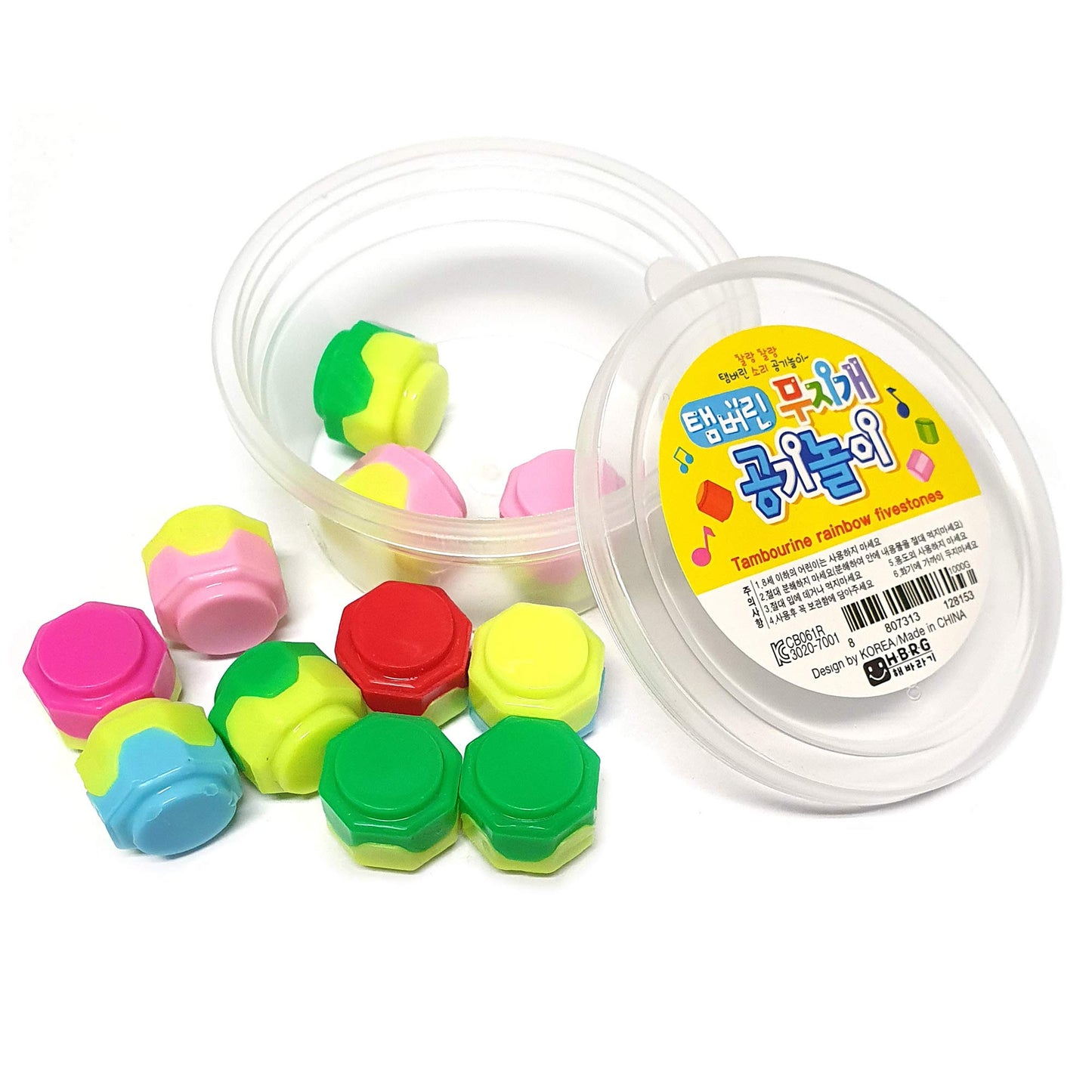 Lenith Gonggi Konggi Korean Jacks Stone Game Play Nori Gonggi Korean Traditional Game [Package And Color May Varable] (10 Pcs)
