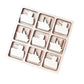 Military Themed Tic Tac Toe Board Game, 5X5 Inches Unfinished Wood Diy Painting Craft Kit For Kids With Wooden Battleship & Tank