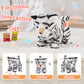 Cozyworld Walking Singing Electronic Tiger Electric Singing Tiger Plush Toy Fun Interactive Tiger Cute Plush Toys Tail Wagging Tiger Stuffed Animal Birthday Gifts For Kids,10' White