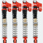 Powerhobby 1/24 Axial SCX24 Aluminum 58mm Long Travel Shocks (Red)