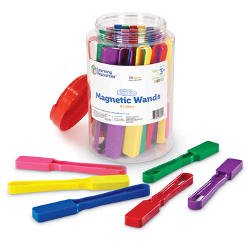 Learning Resources Magnetic Wands, Set Of 24, Ages 5+, Science Exploration, Observation Skills,Back To School Supplies,Teacher S