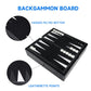 GSE Games & Sports Expert 5-in-1 Board Game Set - Leather, 12.5" - Chess, Checkers, Backgammon, Chinese Checkers, Poker Dice