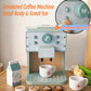 Wooden Coffee Maker Toys Play Set for Kids, Coffee Machine Toy, Montessori Pretend Play Food Kitchen Accessories for Toddler Gir