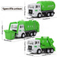 Y.L. DOYMX Garbage Truck Toy, 3 Pack Friction Powered Waste Management Garbage Truck Game with Front Load Dumpster, Back Dump Ga