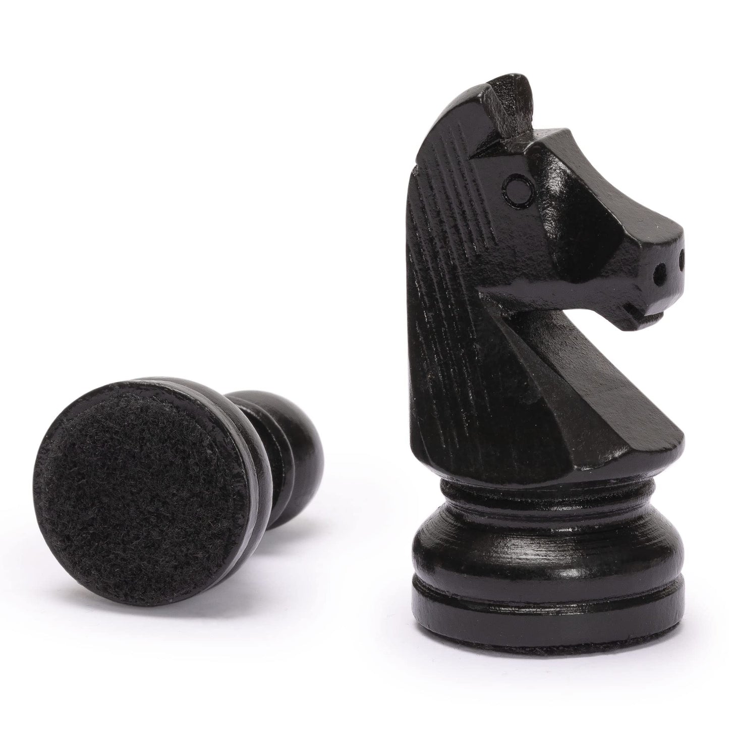 Husaria Staunton Tournament No. 5 Chessmen With 2 Extra Queens And Wooden Box, 3.6-Inch Kings