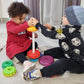 ODELA Spinning Toy - enhanced Stacking Toy for Kids - Strong ABS Plastic - Rainbow Spinning Wheel Toy - Fun and Engaging Brain Development Toys for Kids